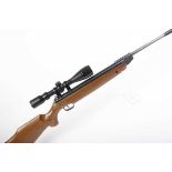 4.5mm SMK break action air rifle fitted with Weihrauch HW 80K barrel with moderator, 3-9 x 50 BSA