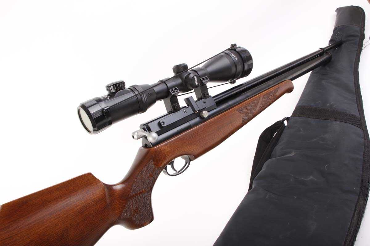 Ⓕ (S1) .22 Air Arms S410 XTRA pre charged FAC air rifle, bolt action, 10 shot rotary magazine,