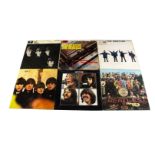 The Beatles LPs, eight Beatles albums comprising Please Please Me, With The Beatles, Beatles For