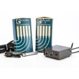 Calrec Microphones, a pair of Calrec microphones CM 652D s/n 2977 & 2960, both boxed and in very