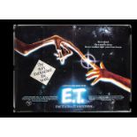 E.T. Quad Film poster plus, Three original UK Quad Posters comprising E.T. The Extra-Terrestrial (