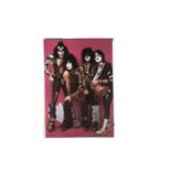 Kiss Poster, Kiss - Anabas Poster number AA075 from 1983, showing the band in full face paint,