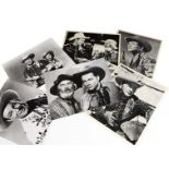 Roy Rogers Photos / Autographs, six black and white publicity shots of Roy Rogers, two being