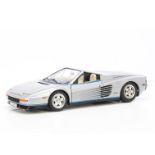 Pocher by Rivarossi 1:8 Ferrari Testarossa "Silver Special" K61, factory-built model, in wooden