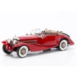 Pocher by Rivarossi 1:8 1935 Mercedes-Benz 500K Sports Roadster K80, factory-built model, in buff