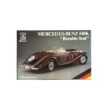 Pocher by Rivarossi 1:8 Mercedes-Benz 540K "Rumble Seat" K95, sealed, unmade kit, in original box,