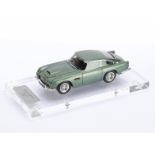 1:43 Aston Martin DB4 GT 1959, commercially-made model customised and boxed by Tim Dyke, E, box VG-