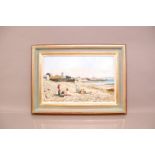Christopher Hall (20th / 21st century), 32cm by 49cm, oil on board, Wherry Town - Penzance, signed