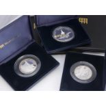 A collection of Royal Mint and other Concorde related silver and postal items, including two 5oz