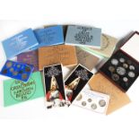 A collection of 16 1970s The Coinage of Great Britain & Northern Ireland coin sets, together with