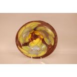 A 1970s Studio Glass bowl by Jane Bruce, 26.5cm, signed to underside