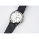 A c1970s Seiko Seahorse manual wind stainless steel cased gentleman's wristwatch, 34mm, appears to