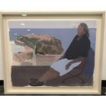 Humphrey Ocean R.A. (Born 1951), 72cm by 90cm, oil on canvas, Penance in Paradise, Portrait of