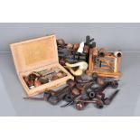 An assortment of smoking pipes, to include Ropp, Civic, Briar Sport, The Everyman, Saxon, Old