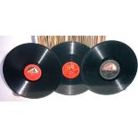 Twenty-five 10-inch vocal records, by Hislop (18), Hofmann (2), Hotter, Huc Santana, Hutt (2),