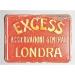 Overseas Fire Marks, Excess Insurance Company, Italian market, Excess Londra - black (1), red (1),