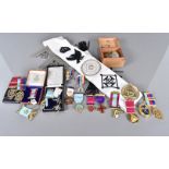 An assortment of Masonic Jewels, including silver and silver gilt examples, mainly from the 1990s,