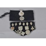 A selection of Boys Brigade badges, including The King's badge, Long Service, and more (parcel)