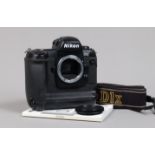 A Nikon D1x DSLR Camera Body, serial no 5001693, body G, some wear to edges, scratches to base, with