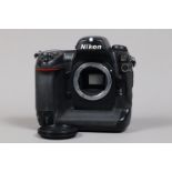A Nikon D2x DSLR Camera Body, serial no 5024474, body G, some wear to edges, with body cap,