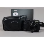 A Canon Powershot G12 Digital Camera, powers up, shutter working, flash working, appears to function