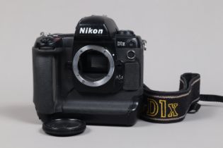 A Nikon D1x DSLR Camera Body, serial no 5126555, body G, some scratches to base, with body cap,