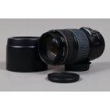 A Canon EF 70-300mm f/4-5.6 IS USM Lens, auto focus funtions, barrel G-VG, some fading to grip,