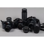 Minolta AF SLR Cameras and Lenses, comprising a Minolta Dynax 7000i with an AF Zoom 35-80mm f/4-5.