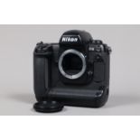 A Nikon D1x DSLR Camera Body, serial no 5108922, body G, some wear, with body cap, battery and