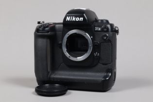 A Nikon D1x DSLR Camera Body, serial no 5139690, body G, light scratches to base, light wear, with