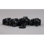 Four Nikon Coolpix Digital Bridge Cameras, comprising a Nikon Coolpix P900 with Nikkor 83x zoom