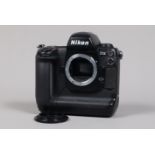 A Nikon D1x DSLR Camera Body, serial no 5117355, body G, some light wear, with body cap, battery and