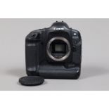 A Canon EOS-1 D DSLR Camera Body, serial no 006479, body Gsome light wear, with body cap, battery