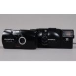 An Olympus XA3 DX Compact Camera, shutter working, self timer working, body G, elements G, with