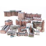 N Gauge Trackside Buildings, a collection of trackside buildings well constructed from card kits