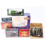 Lledo 00 Gauge Showman's Steam Wagon and Carousel Trackside and Oxford Vehicles various unboxed