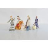 A limited edition Royal Doulton set of four Renoir inspired figurines, comprising La Loge HN3472,