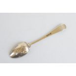 A George V silver masonic teaspoon, of old English pattern, back of spoon with masonic emblems dated