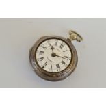 An 18th Century pair cased pocket watch, with verge movement by Richard Day, case hallmarked
