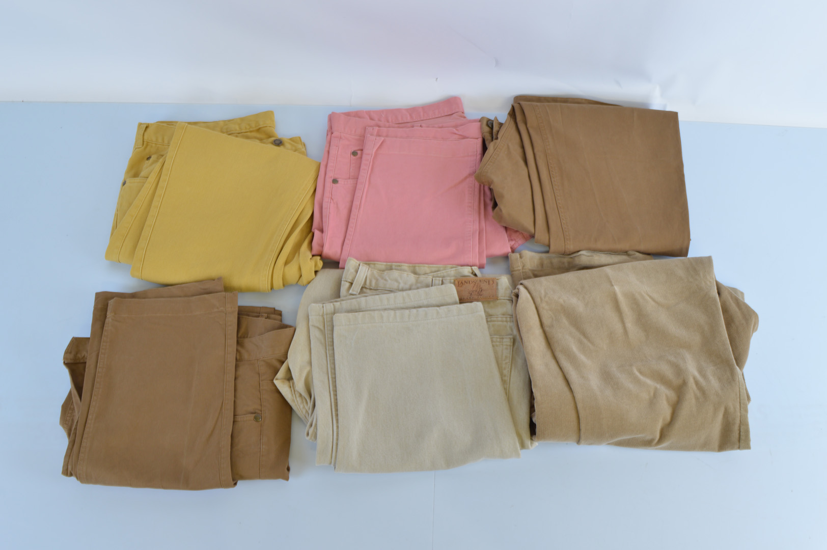 A large collection of gentleman's trousers of various colours, by Boden, Levi, Peter Christian,