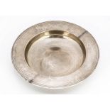 A modern silver Armada dish by William Hutton & Sons, 20.3cm wide, 14 ozt, London 2000