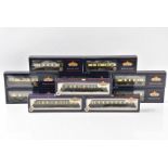 Bachmann OO Gauge Western Region/GWR Coaching Stock, a boxed group all in chocolate and cream livery