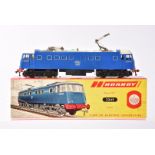 Uncommon Hornby-Dublo OO Gauge 2-Rail 2245 BR blue HP Electric Locomotive E3002, in original box,