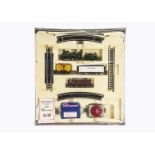 Rivarossi HO Gauge No 15 Freight Starter Train Set with Battery Box, comprising SNCF black 0-6-0