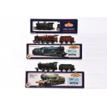 Bachmann OO Gauge Steam Locomotives and Tenders, three boxed examples 31-154 Jubilee Class