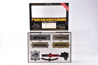 Graham Farish by Bachmann N Gauge Steam Train Set Bristolian, a boxed set 370-150 including Castle