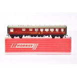 Hornby-Dublo late issue OO Gauge 2-Rail 4071 BR maroon Restaurant Car, in original box, E, box VG-E