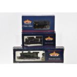 Bachmann OO Gauge BR ex GWR Steam Locomotives, 32-201 black Pannier Tank 8763, 32-303 green