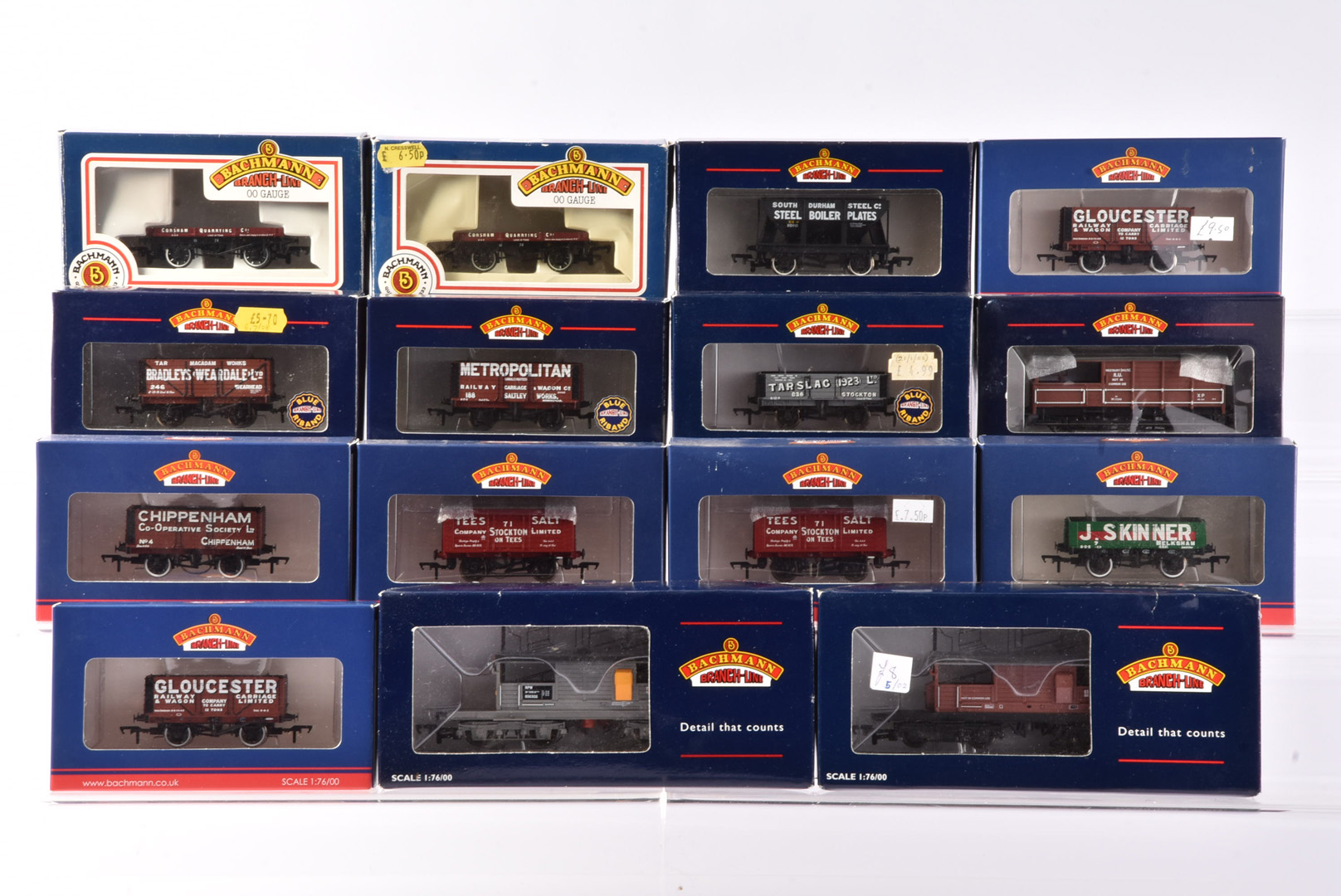 Lot De 4 Wagons Airfix Pour Transport Privé – Modèles Réduits En état Impeccable