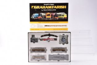 Graham Farish by Bachmann N Gauge Steam Train Set Master Cutler, a boxed set 370-055 including V2